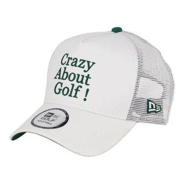 ニューエラ NEW ERA　キャップ 9FORTY A-Frame トラッカー Crazy About Golf 14391372 ホワイト