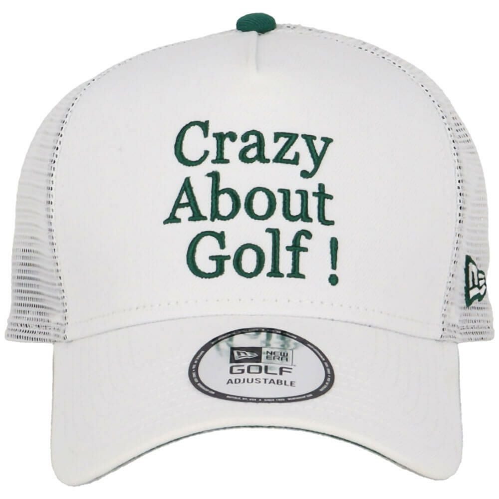 ニューエラ NEW ERA　キャップ 9FORTY A-Frame トラッカー Crazy About Golf 14391372 ホワイト 詳細3