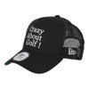 ニューエラ NEW ERA　キャップ 9FORTY A-Frame トラッカー Crazy About Golf 14391373 ブラック