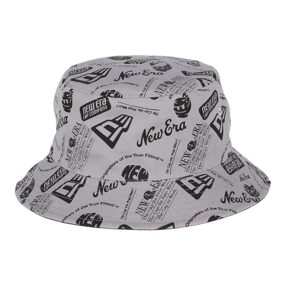 ニューエラ NEW ERA　リバーシブル ハット Monogram Pattern 14388498 ブラック/グレー