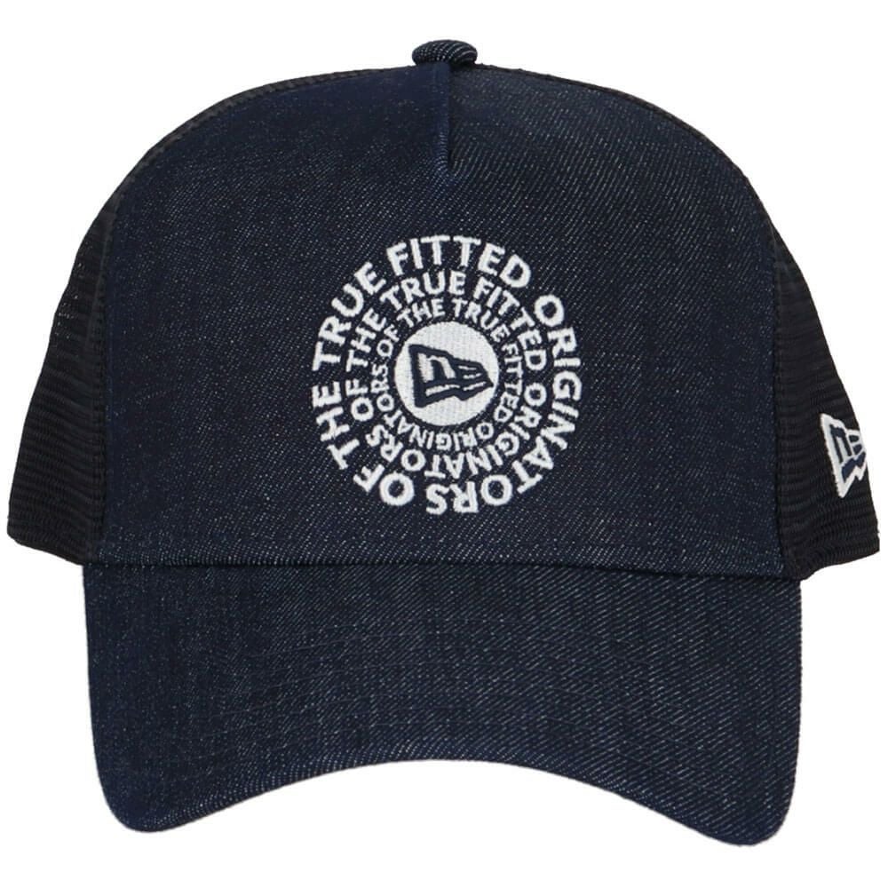 ニューエラ NEW ERA　キャップ 9FORTY A-Frame トラッカー Circle OOTTF 14388611 ネイビー 詳細3