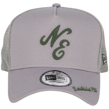 ニューエラ NEW ERA　キャップ 9FORTY A-Frame トラッカー Classic Logo 14388646 グレー 詳細3