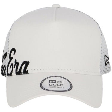 ニューエラ NEW ERA　キャップ 9FORTY A-Frame トラッカー Essential オールドロゴ 14391340 ホワイト 詳細4