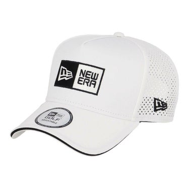 ニューエラ NEW ERA　キャップ 9FORTY A-Frame Laser Perforated ボックスロゴ 14391394 ホワイト