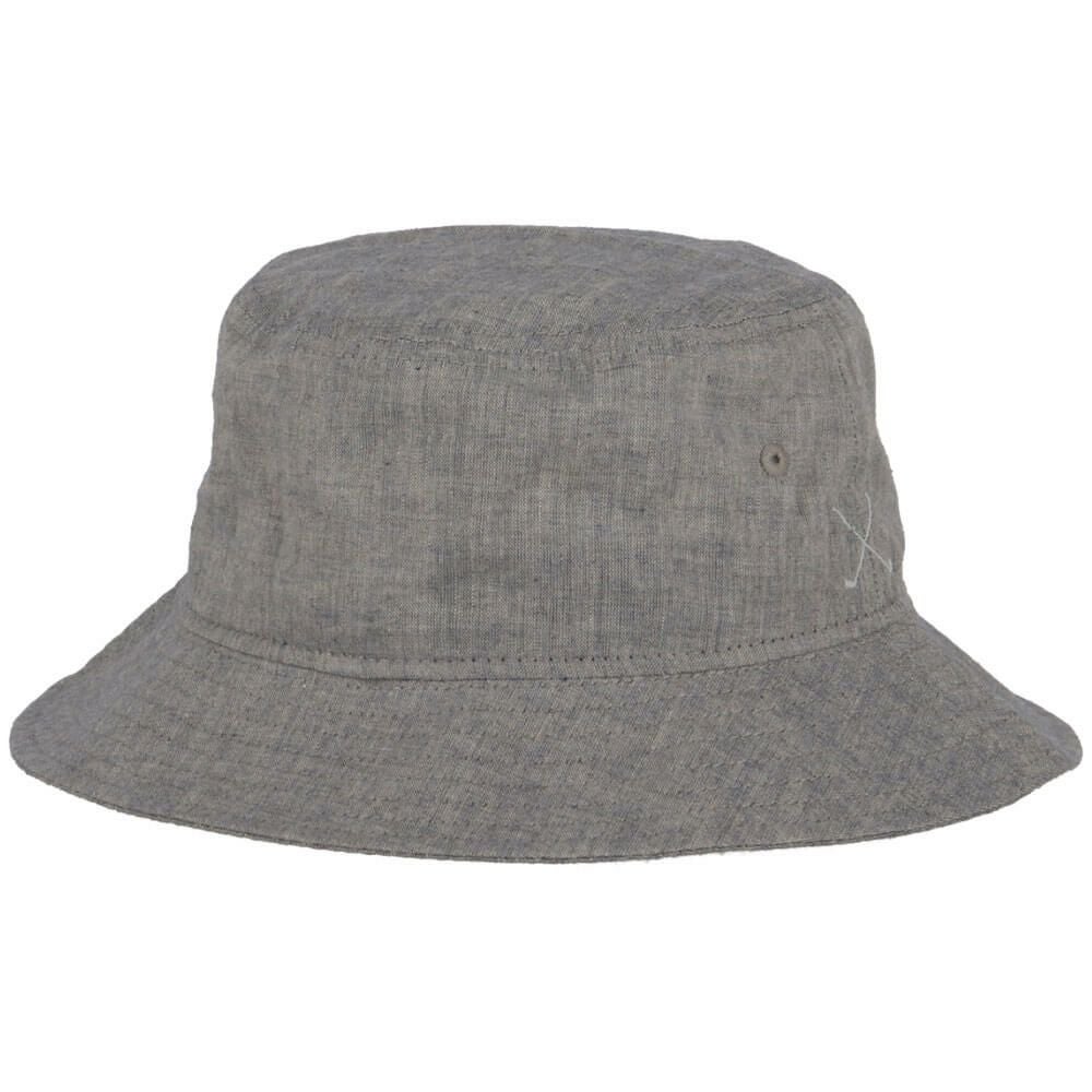 ニューエラ NEW ERA　レディース バケットハット01 ロゴ刺繍 Linen Dungaree 14391222 ネイビー 詳細2