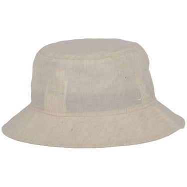 ニューエラ NEW ERA　レディース バケットハット01 ロゴ刺繍 Linen Dungaree 14391223 アイボリー 詳細2