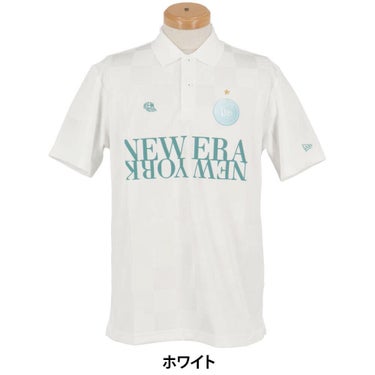 ニューエラ NEW ERA　メンズ ロゴワッペン 半袖 ポロシャツ　2025年モデル 詳細4