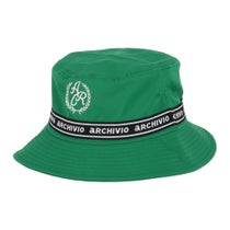 アルチビオ archivio　レディース エンブレム風 ロゴ刺繍 バケットハット A450208 050 グリーン　2025年モデル