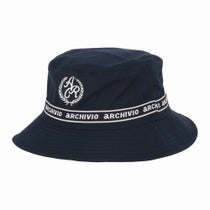 アルチビオ archivio　レディース エンブレム風 ロゴ刺繍 バケットハット A450208 060 ネイビー　2025年モデル