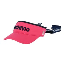 アルチビオ archivio　レディース ロゴプリント バックリボン サンバイザー A450303 029 ピンク