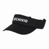 アルチビオ archivio　レディース ロゴ刺繍 サンバイザー A450306 001 ブラック
