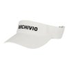 アルチビオ archivio　レディース ロゴ刺繍 サンバイザー A450306 090 ホワイト