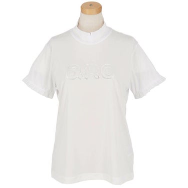 アルチビオ archivio　レディース ロゴデザイン シアー & フリル 半袖 プルオーバー ツインセット A459408　2025年モデル ホワイト 詳細3