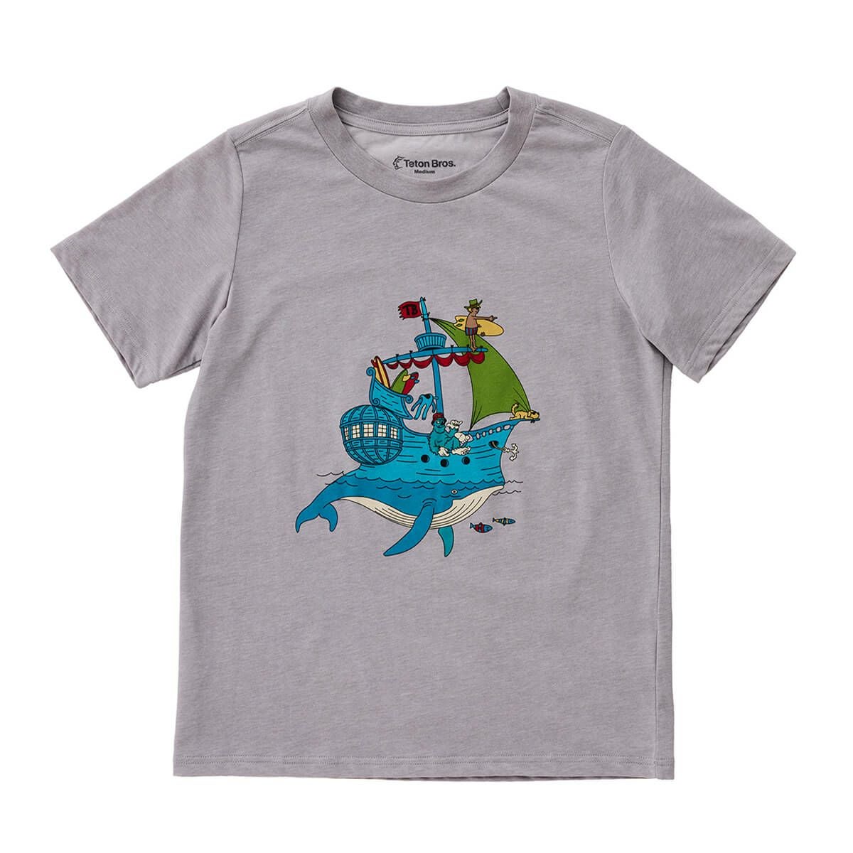 ティートンブロス TETON BROS　Tシャツ ホエールシップティー Whale shipTee TB251-82M 2025 詳細5