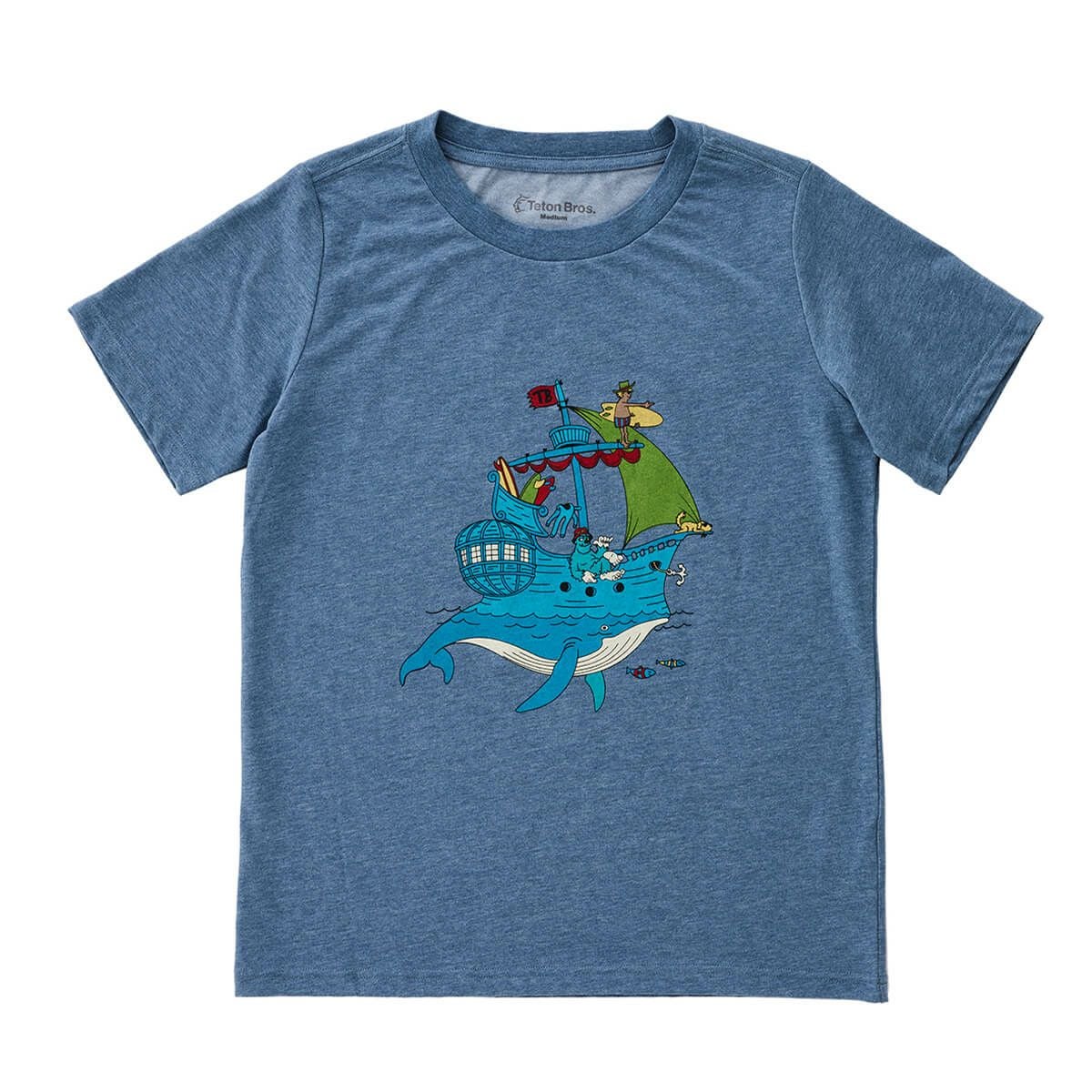 ティートンブロス TETON BROS Tシャツ ホエールシップティー Whale shipTee TB251-82M 2025