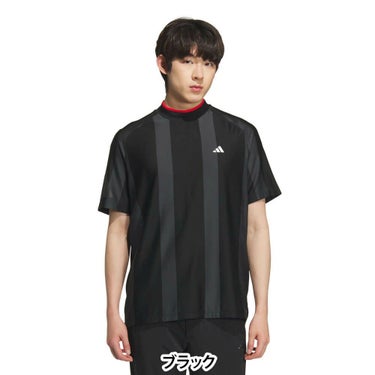 アディダス adidas　メンズ アディゼロ メッシュ 半袖 モックネックシャツ KUK73　2025年モデル 詳細1