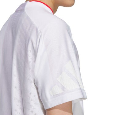 アディダス adidas　メンズ アディゼロ メッシュ 半袖 モックネックシャツ KUK73　2025年モデル 詳細12