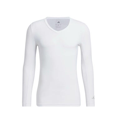 アディダス adidas　メンズ バックメッシュ ベースレイヤー 長袖 Vネック インナーシャツ KVH12　2025年モデル