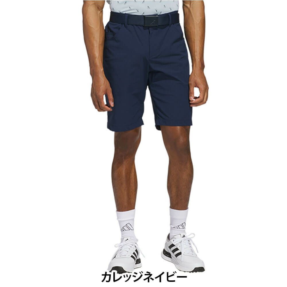 アディダス adidas メンズ 撥水 ファイブポケット ショートパンツ KQW66 2025年モデル