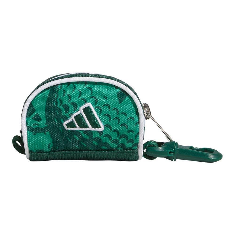 アディダス adidas　ゴルフボールグラフィック ボールケース U4162 JY0860 カレッジグリーン　2025年モデル カレッジグリーン