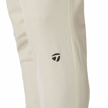 テーラーメイド TaylorMade　メンズ ジップドスリット ロングパンツ UN640　2025年モデル ベージュ 詳細4