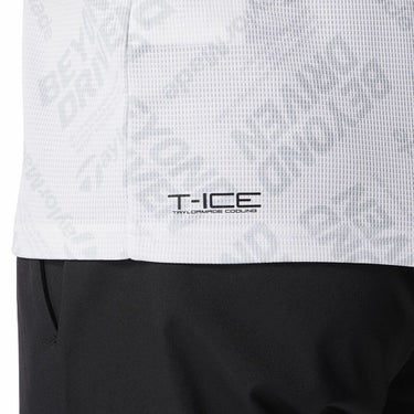 テーラーメイド TaylorMade　メンズ T-ICE BEYOND DRIVEN 半袖 ポロシャツ UN645　2025年モデル ホワイト 詳細5