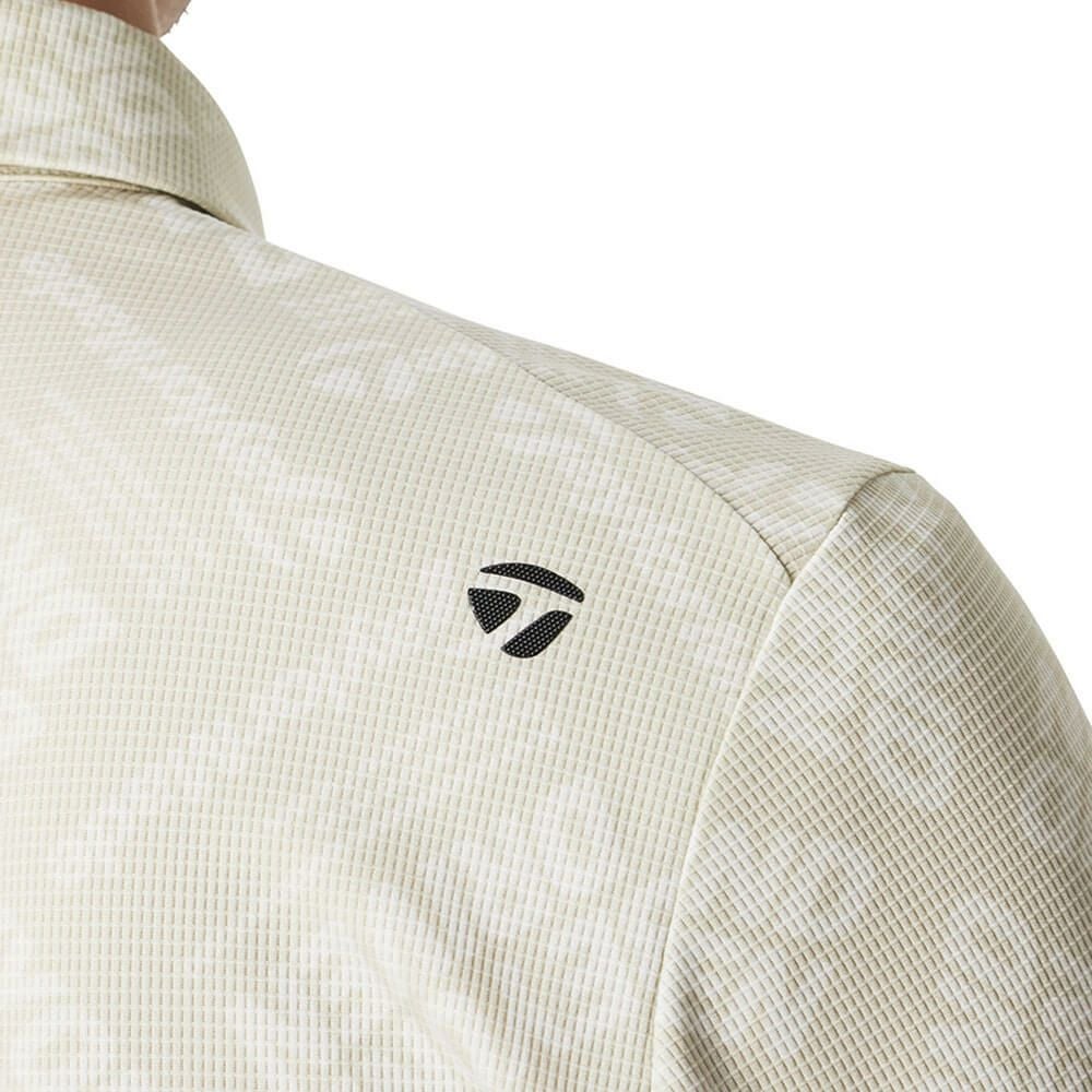 テーラーメイド TaylorMade　メンズ T-ICE BEYOND DRIVEN 半袖 ポロシャツ UN645　2025年モデル ベージュ 詳細4