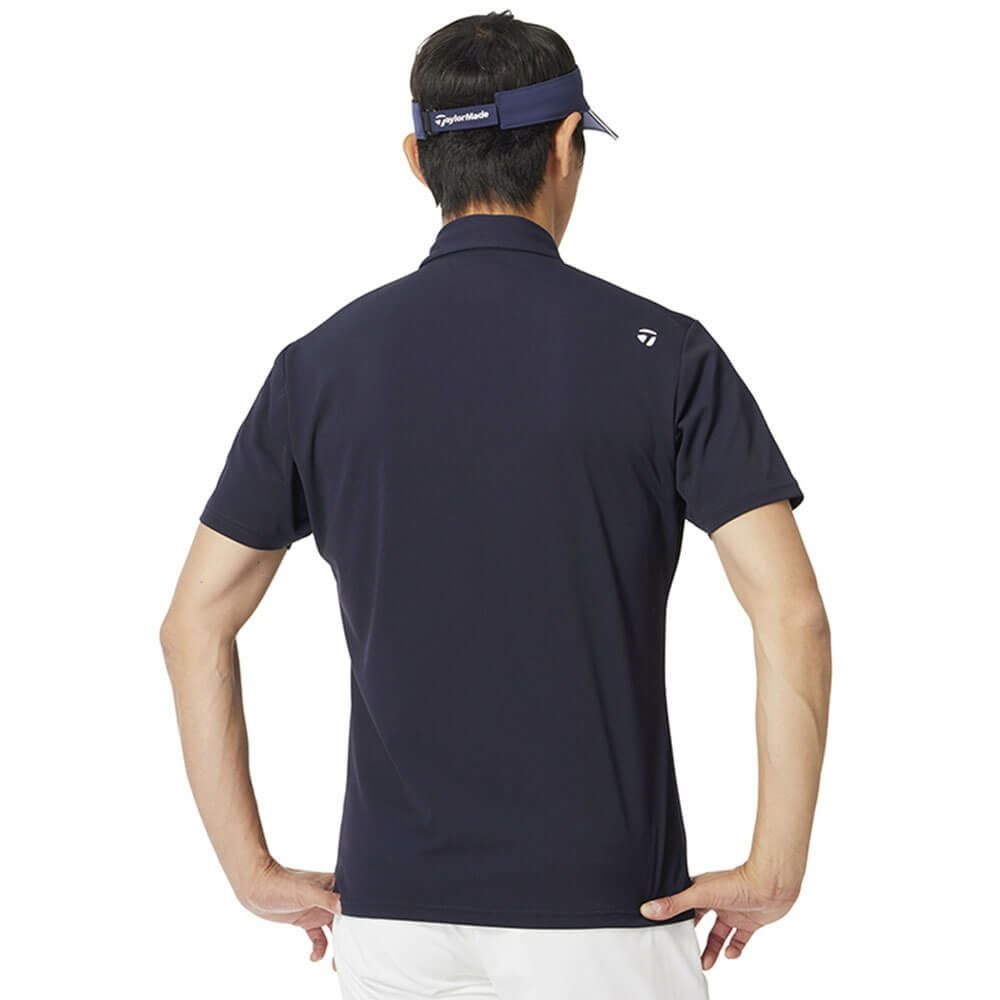 テーラーメイド TaylorMade　メンズ ボタンダウン ポケット 半袖 ポロシャツ UN647　2025年モデル ネイビー 詳細1