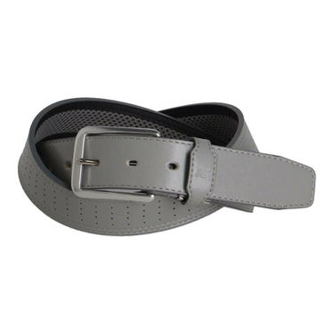 ニューバランスゴルフ　メンズ パンチング シンセティックレザー ベルト 012-5182001 023 SLATE GREY ゴルフウェア　2025年モデル SLATEGREY