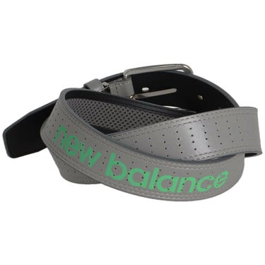 ニューバランスゴルフ　メンズ パンチング シンセティックレザー ベルト 012-5182001 023 SLATE GREY ゴルフウェア　2025年モデル SLATEGREY 詳細2