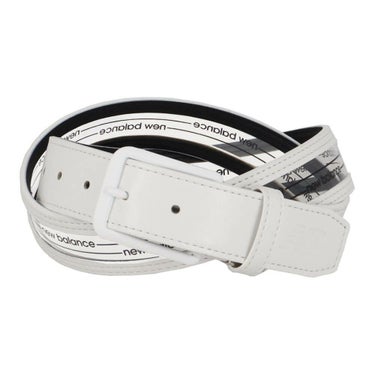 ニューバランスゴルフ　メンズ クリア ベルト 012-5182003 030 WHITE ゴルフウェア　2025年モデル WHITE