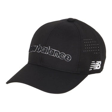ニューバランスゴルフ　メンズ シックスパネル キャップ 012-5187009 010 BLACK ゴルフウェア　2025年モデル BLACK