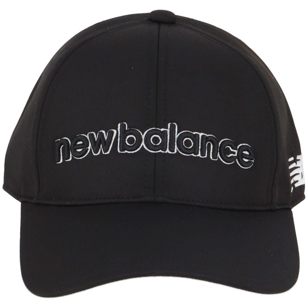 ニューバランスゴルフ　メンズ シックスパネル キャップ 012-5187009 010 BLACK ゴルフウェア　2025年モデル BLACK 詳細3