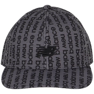 ニューバランスゴルフ　メンズ ハニカム＆ロゴスイプＰＴ　セミカーブドブリムキャップ 012-5187011 010 BLACK ゴルフウェア　2025年モデル BLACK 詳細3