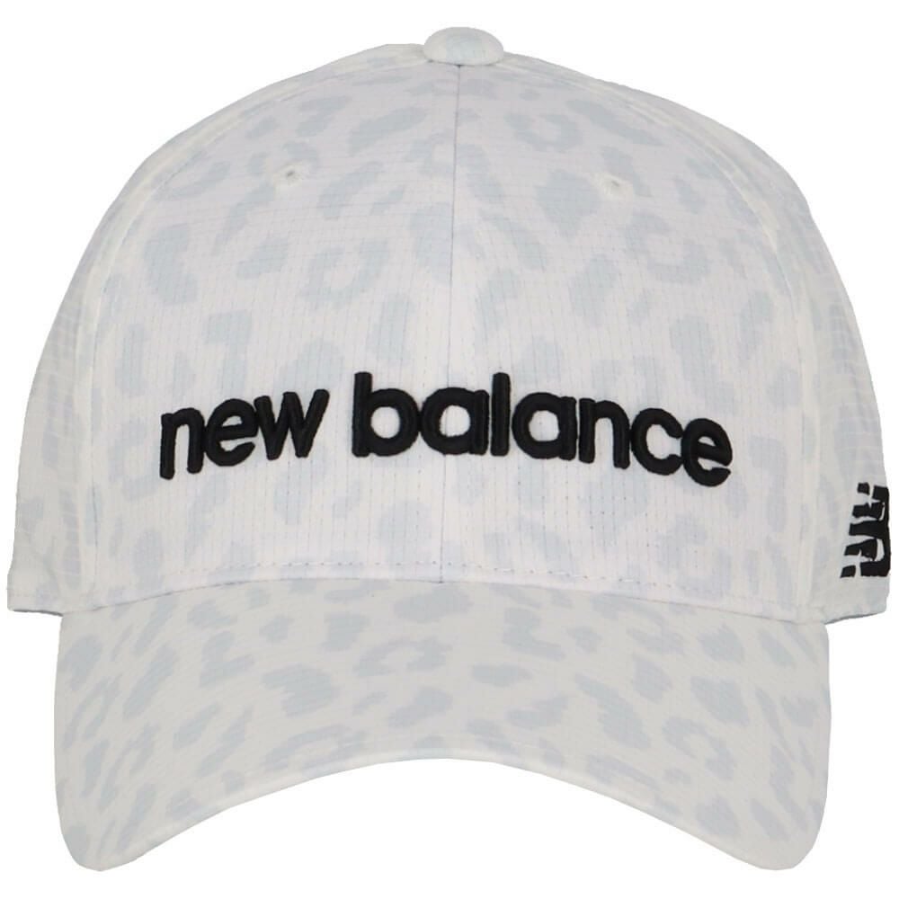 ニューバランスゴルフ　メンズ シャドーレオパード柄 シックスパネル キャップ 012-5187014 030 WHITE ゴルフウェア　2025年モデル WHITE 詳細3