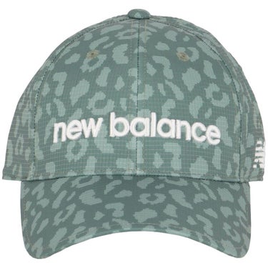 ニューバランスゴルフ　メンズ シャドーレオパード柄 シックスパネル キャップ 012-5187014 181 DARK JUNIPER ゴルフウェア　2025年モデル DARKJUNIPER 詳細3