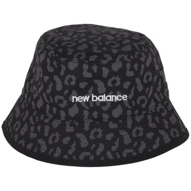 ニューバランスゴルフ　メンズ シャドーレオパード柄 バケットハット 012-5187015 010 BLACK ゴルフウェア　2025年モデル BLACK 詳細2