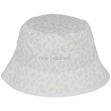 ニューバランスゴルフ　メンズ シャドーレオパード柄 バケットハット 012-5187015 030 WHITE ゴルフウェア　2025年モデル WHITE 詳細2