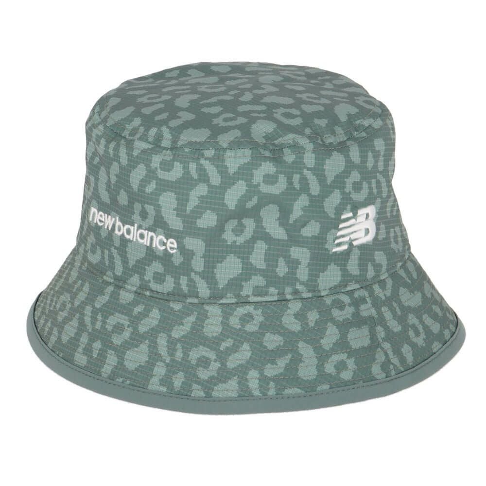 ニューバランスゴルフ　メンズ シャドーレオパード柄 バケットハット 012-5187015 181 DARK JUNIPER ゴルフウェア　2025年モデル DARKJUNIPER