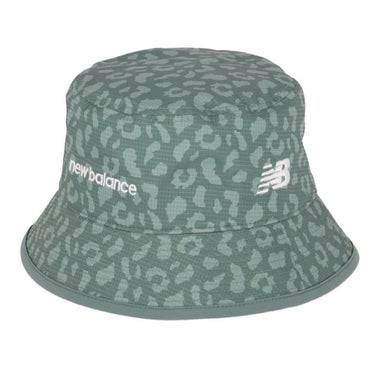 ニューバランスゴルフ　メンズ シャドーレオパード柄 バケットハット 012-5187015 181 DARK JUNIPER ゴルフウェア　2025年モデル DARKJUNIPER