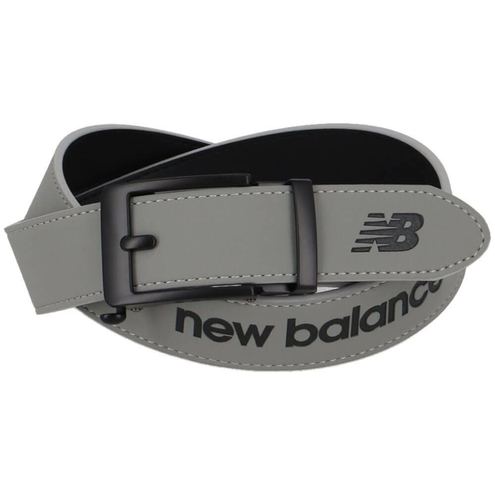 ニューバランスゴルフ　メンズ ロゴエンボス スライドロック ベルト 012-5982002 023 SLATE GREY ゴルフウェア　2025年モデル SLATEGREY