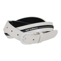 ニューバランスゴルフ　レディース シンセティックレザー×ラインロゴテープ　ベルト 012-5182501 030 WHITE　2025年モデル