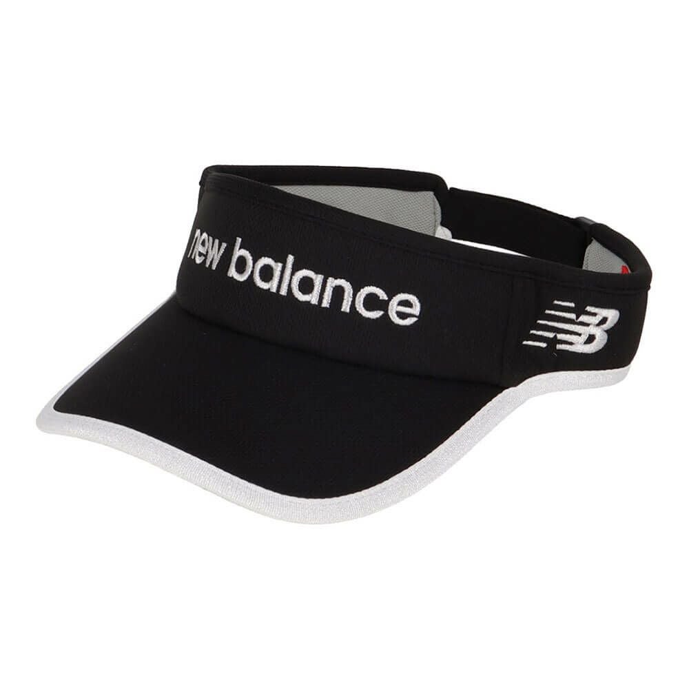 ニューバランスゴルフ　レディース クローズドメッシュ バイザー 012-5187511 010 BLACK ゴルフウェア　2025年モデル BLACK