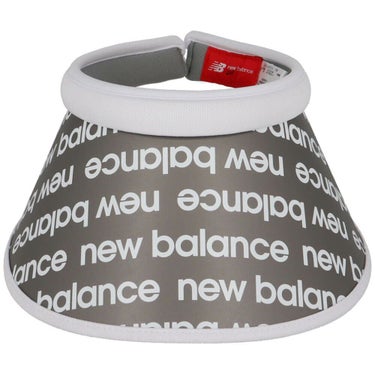 ニューバランスゴルフ　レディース リフレクトロゴボーダー柄ＰＴ　シェルクリアバイザー 012-5187513 030 WHITE ゴルフウェア　2025年モデル WHITE 詳細3