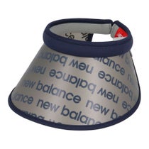 ニューバランスゴルフ　レディース リフレクトロゴボーダー柄ＰＴ　シェルクリアバイザー 012-5187513 120 DREAM STATE　2025年モデル