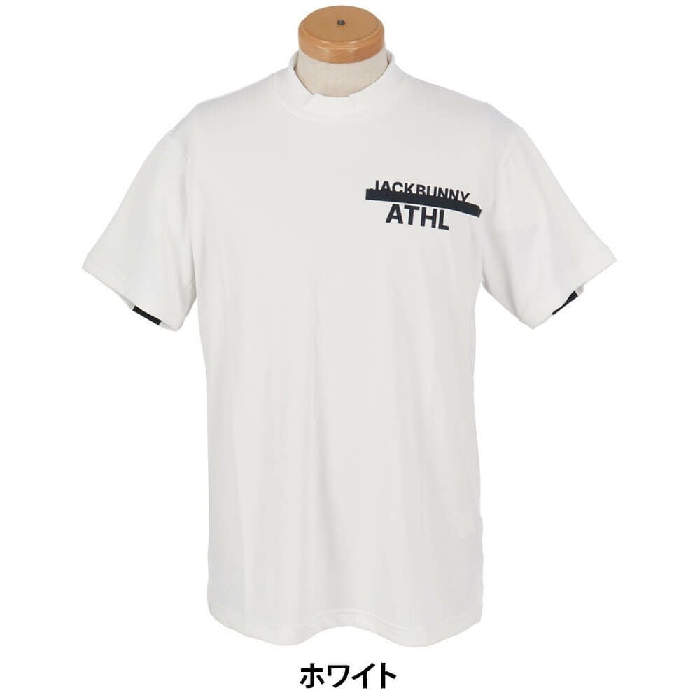 ジャックバニー Jack Bunny!!　メンズ ダブルフェイス 裏メッシュ 半袖 モックネックシャツ 262-5167501　2025年モデル 詳細2