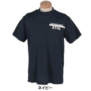 ジャックバニー Jack Bunny!!　メンズ ダブルフェイス 裏メッシュ 半袖 モックネックシャツ 262-5167501　2025年モデル 詳細5