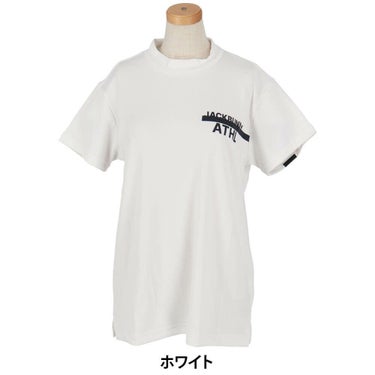 ジャックバニー Jack Bunny!!　レディース ダブルフェイス 裏メッシュ 半袖 モックネックシャツ 263-5167502　2025年モデル 詳細2