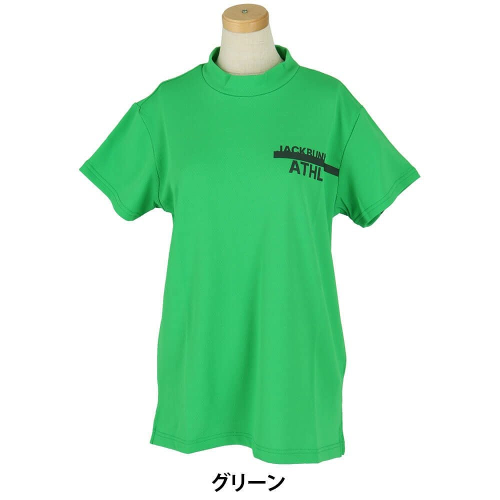 ジャックバニー Jack Bunny!!　レディース ダブルフェイス 裏メッシュ 半袖 モックネックシャツ 263-5167502　2025年モデル 詳細8
