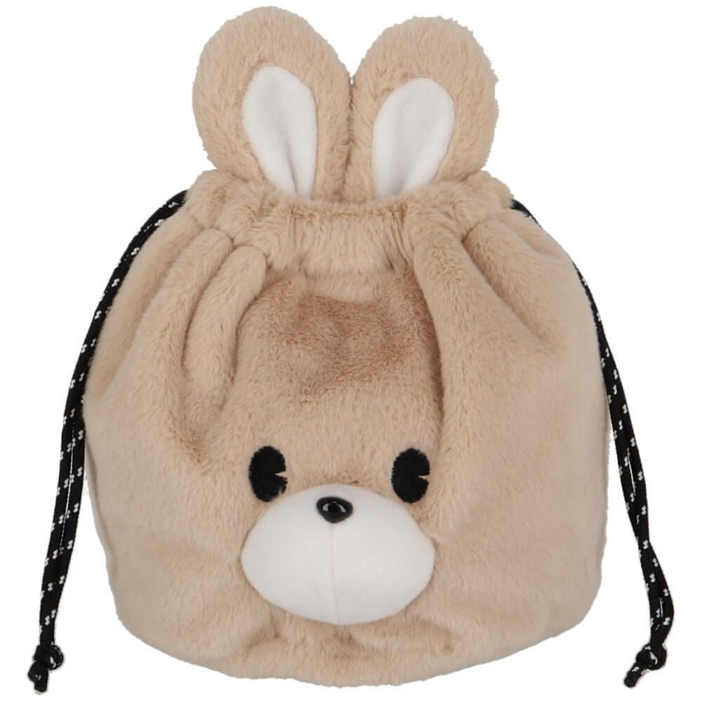 ジャックバニー Jack Bunny!!　うさぎ 巾着 ポーチ 262-5184503 040 ベージュ　2025年モデル ベージュ 詳細3